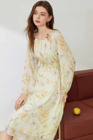 Women's Seaside Vacation Floral Dress