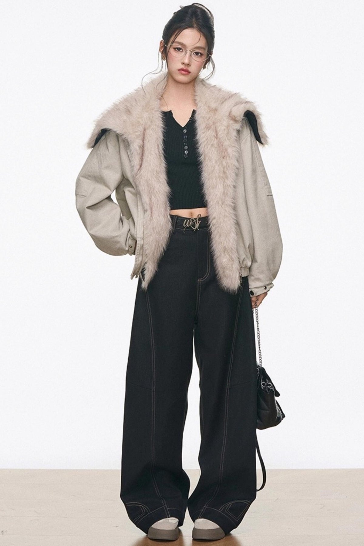 Wool Cargo Scimitar Pants Jacket Set-Up