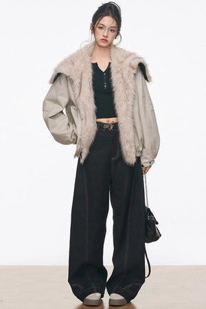Wool Cargo Scimitar Pants Jacket Set-Up
