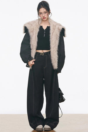 Wool Cargo Scimitar Pants Jacket Set-Up