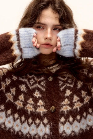 Wool Fair Isle Cardigan
