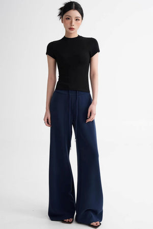 Wool Right-Shoulder Slim Top