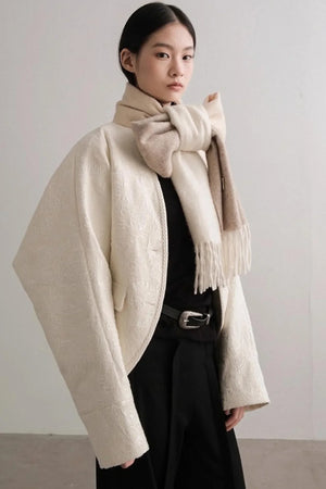 Wool Tassel Winter Scarf