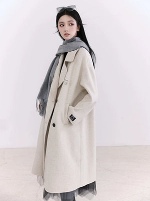 Wool welfare hand-sewn coat