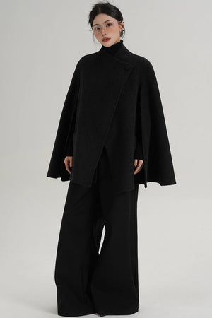 Woolen Cape Coat