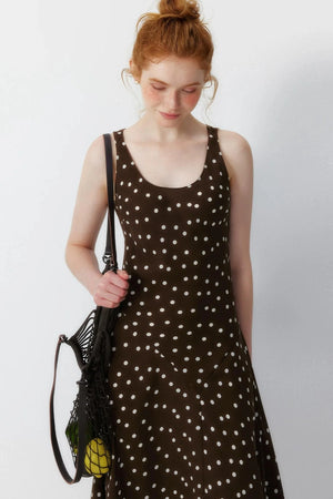 Woven Leather Strap Tote Bag
