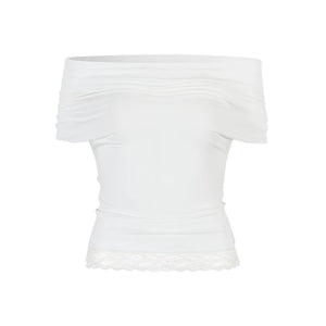 Yuan Lace-Knit Tee