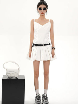 Zipper Slip Dress