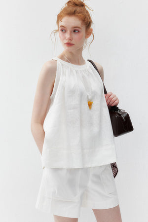 100% Linen Sleeveless Camisole