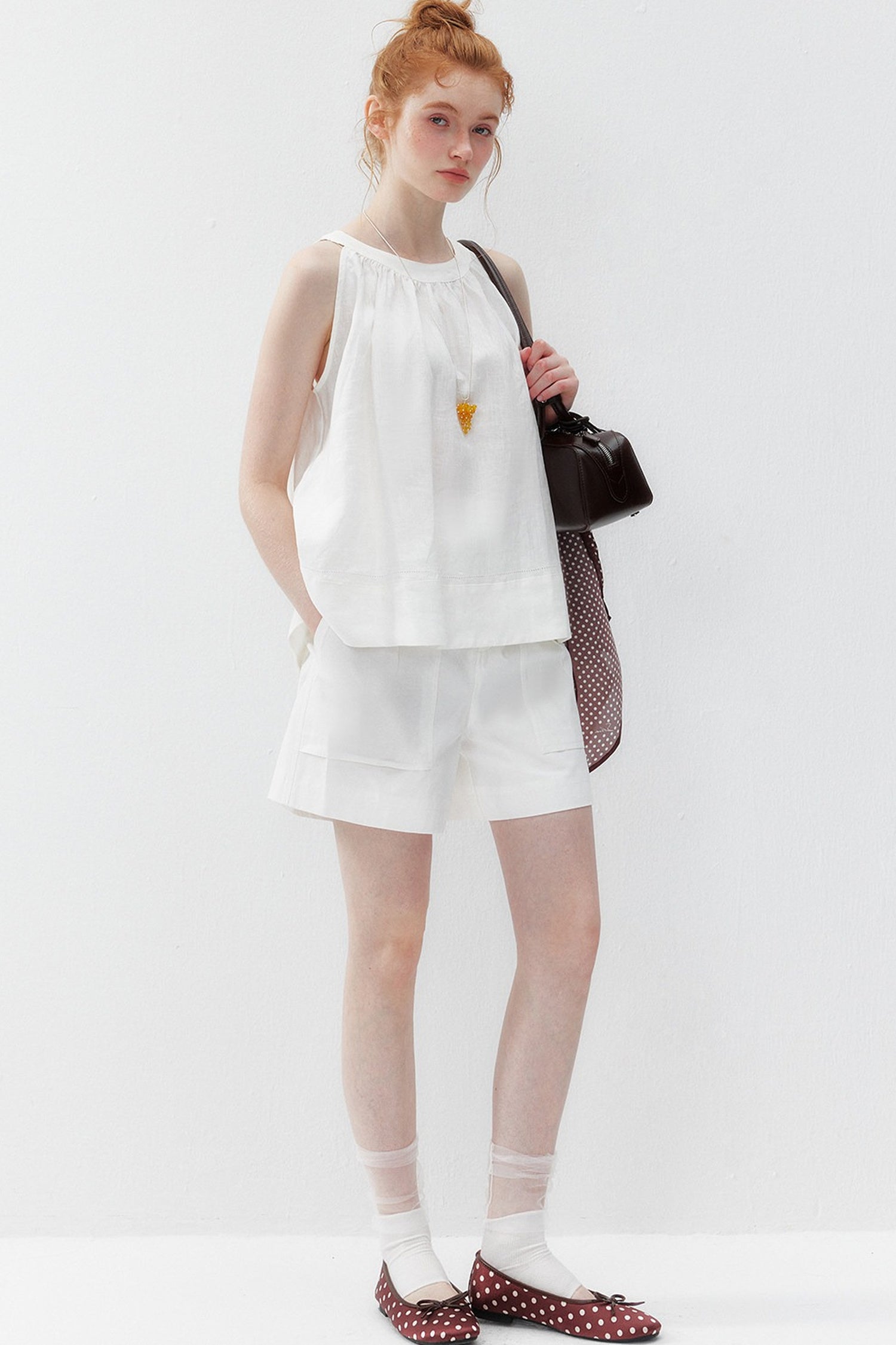 100% Linen Sleeveless Camisole