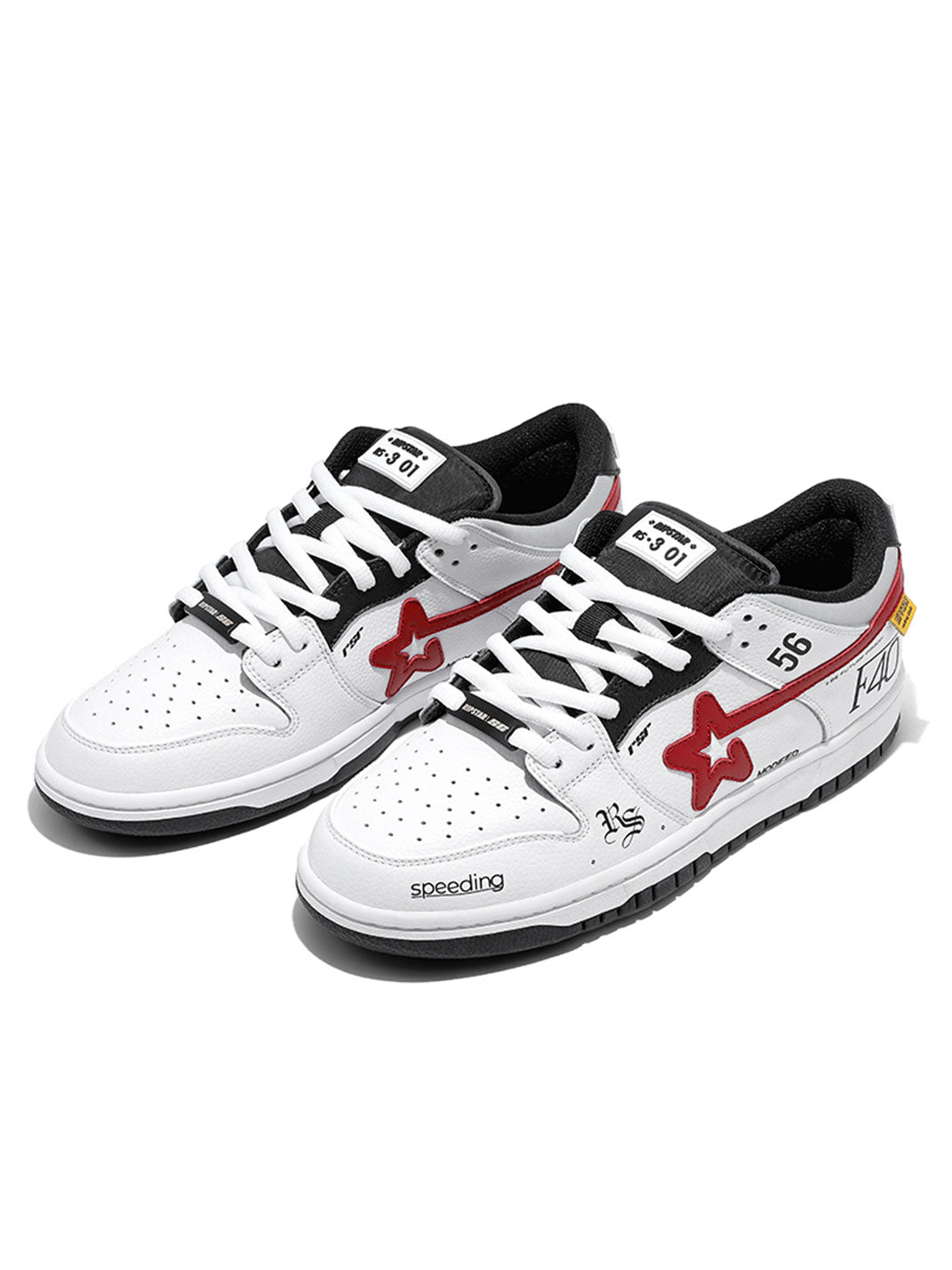 Explosion Star Low-Top Skate Sneakers