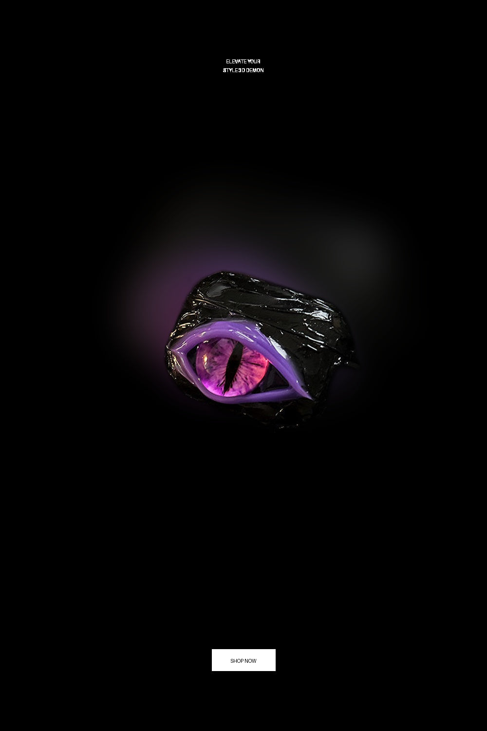 Pinterest Pin for 3D Demon Abyss Purple Eye AirPods Case - Unique Protective Cover Apple AirPods 4 / Demon Abyss Purple Eye