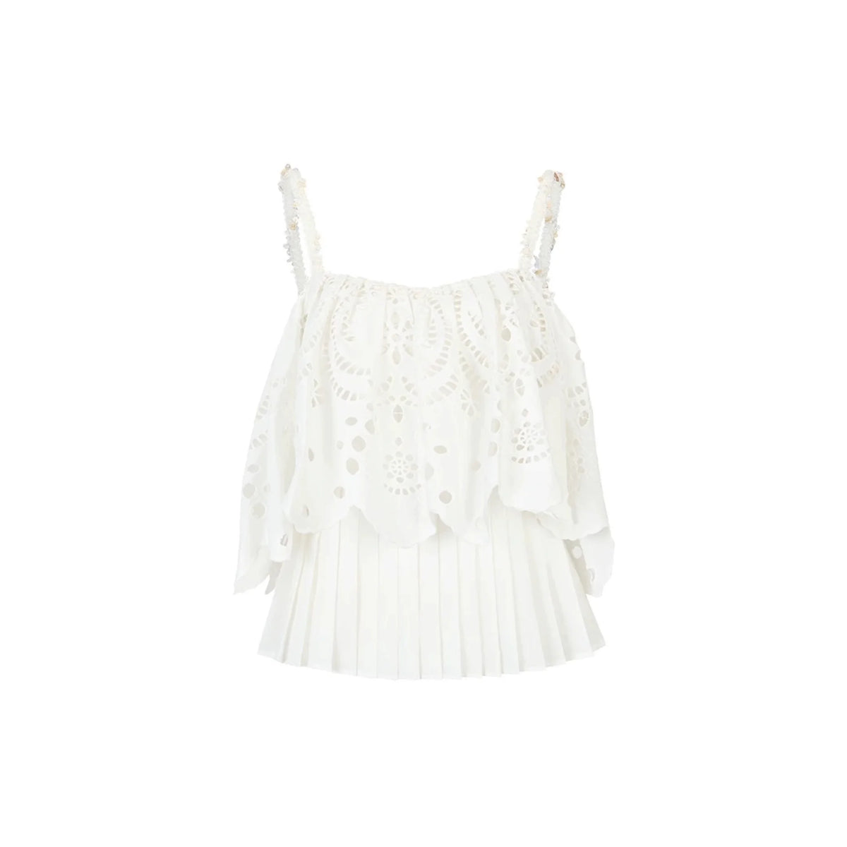 3D Hollow-Out Embroidery Camisole Top