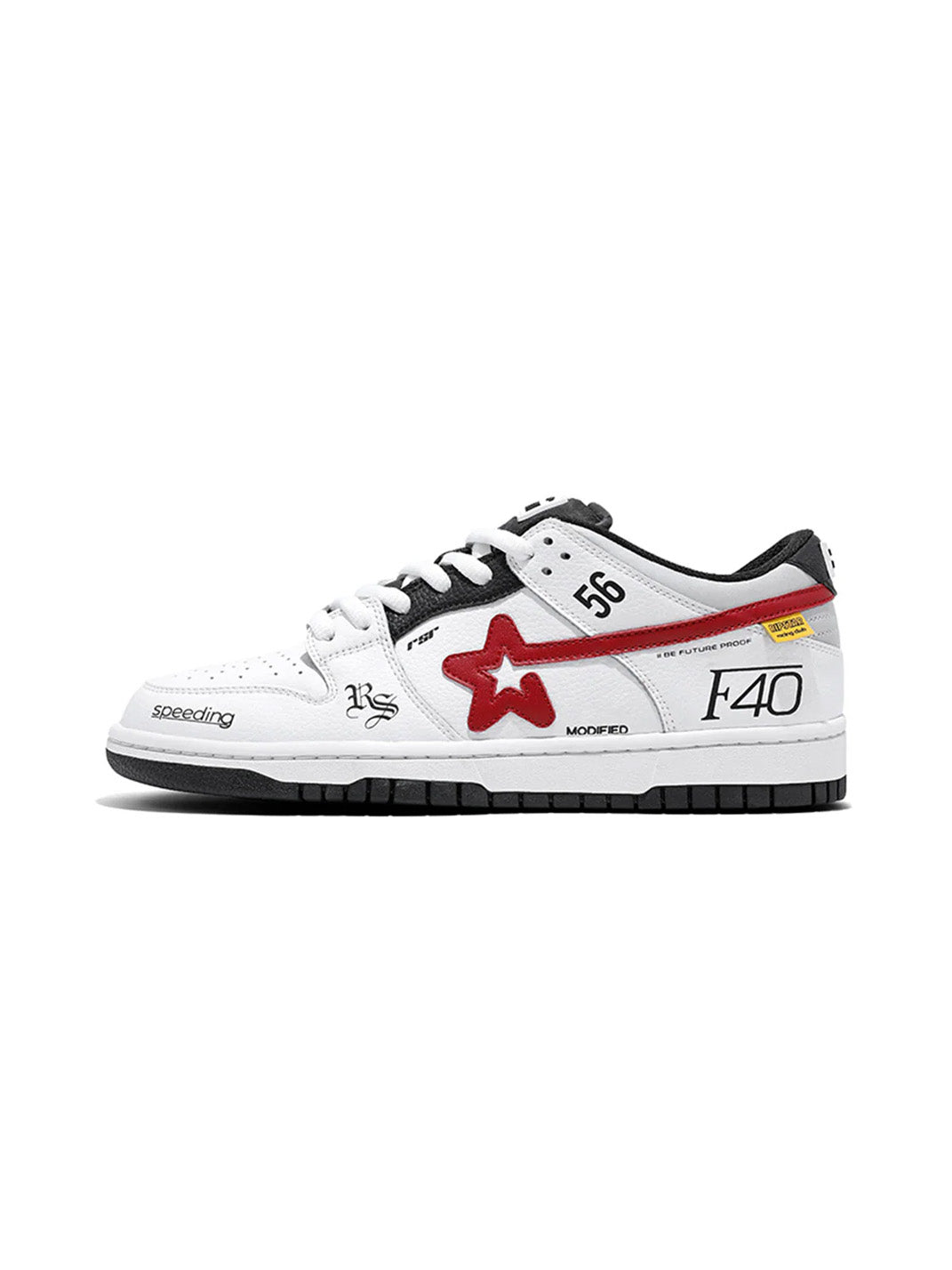 Explosion Star Low-Top Skate Sneakers