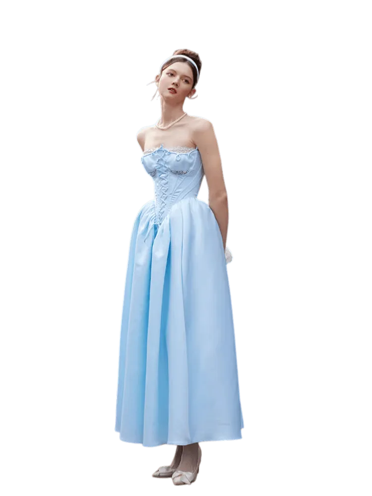 Cinderella Princess Satin Corset Gown