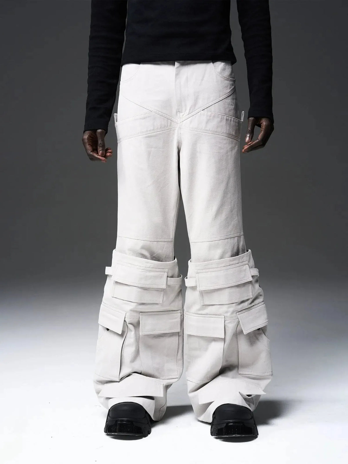 Dark Gray & Light Gray Cargo Pants