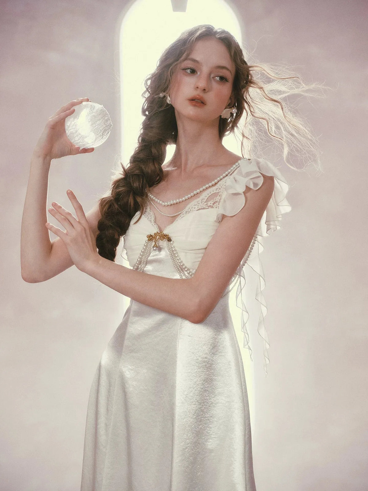 Moonlight Coronation Satin Slip Dress