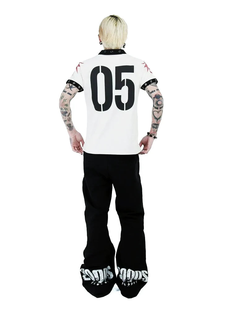CrimsonStar 05 Skull Crest Polo Shirt