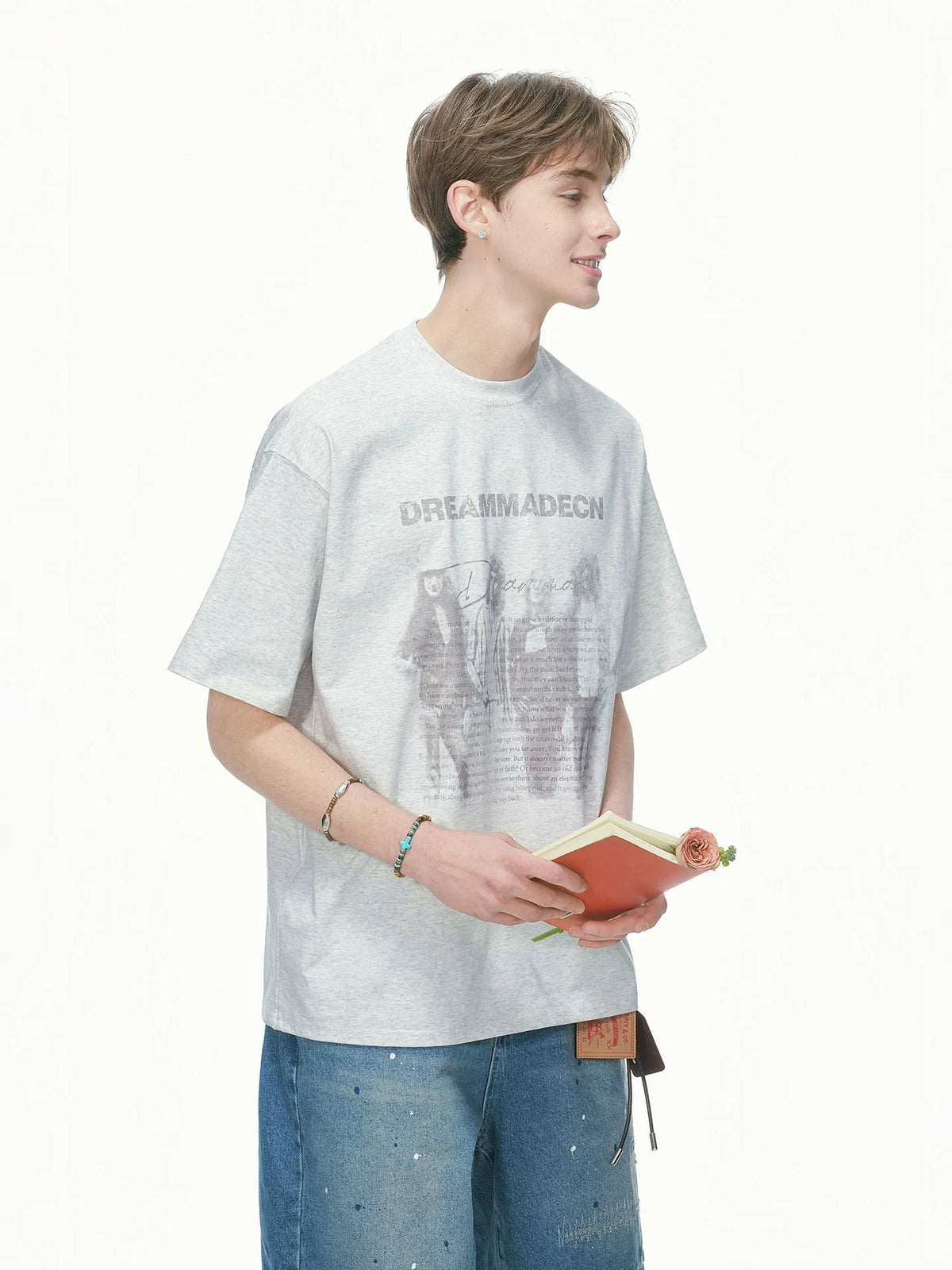 Dream Print Oversized Tee