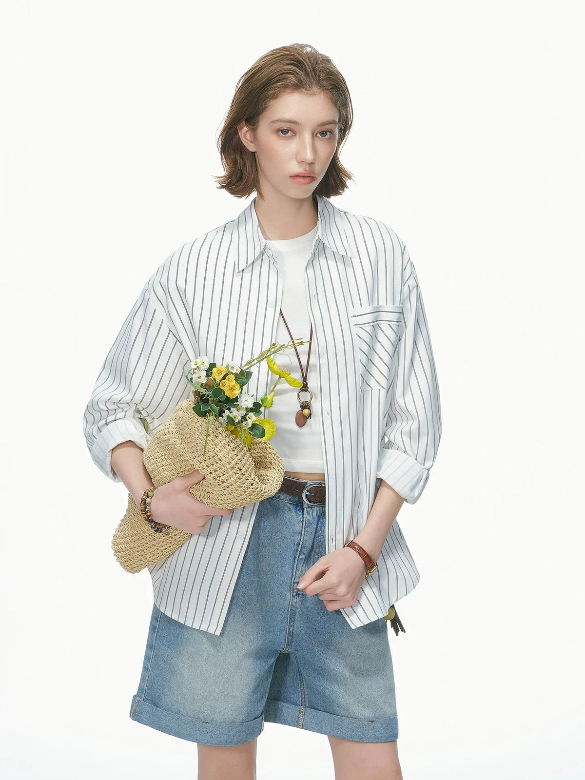 Coastline Vertical Stripe Easy Shirt