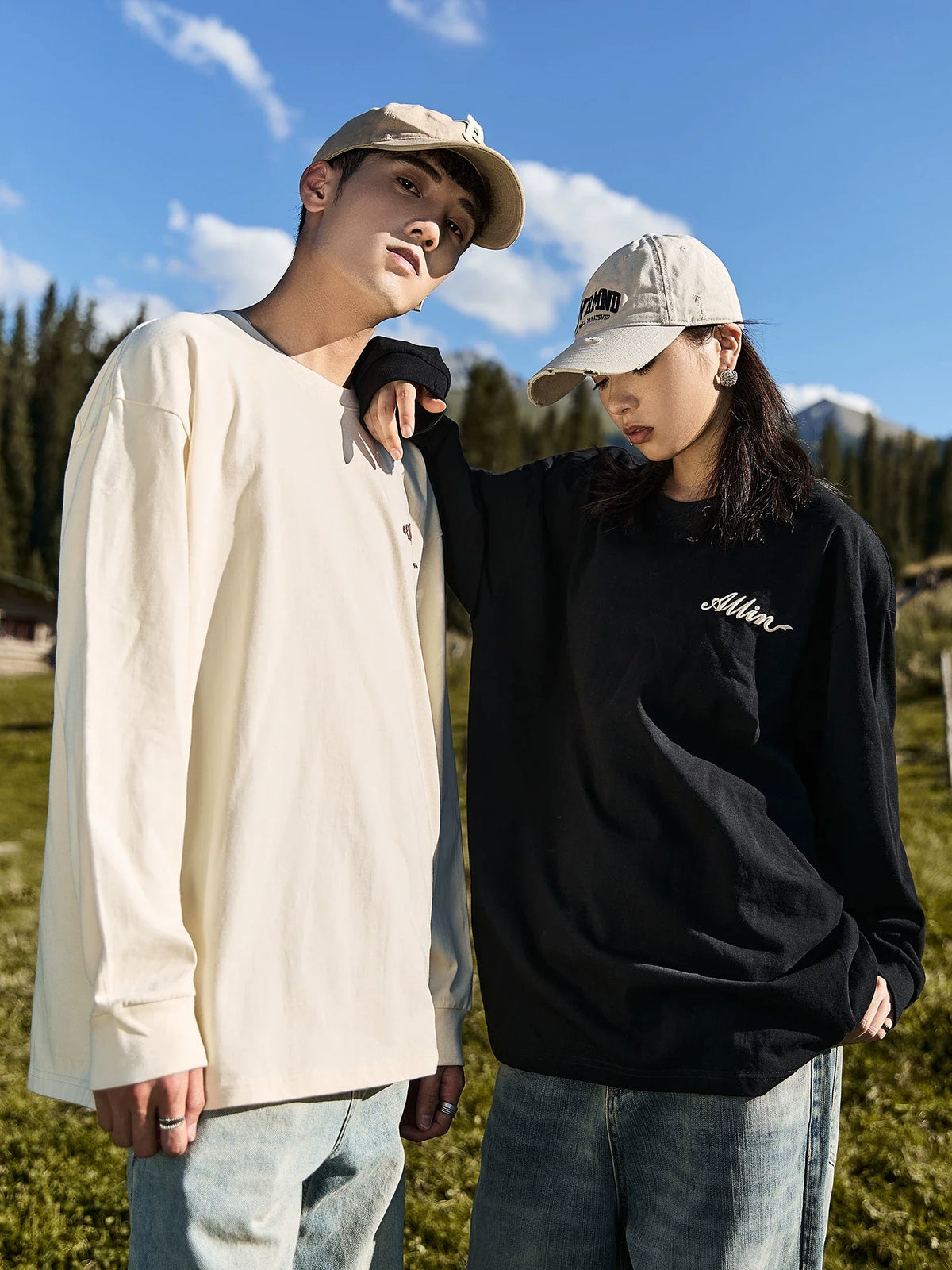 Alpine Script Graphic Long Sleeve Tee