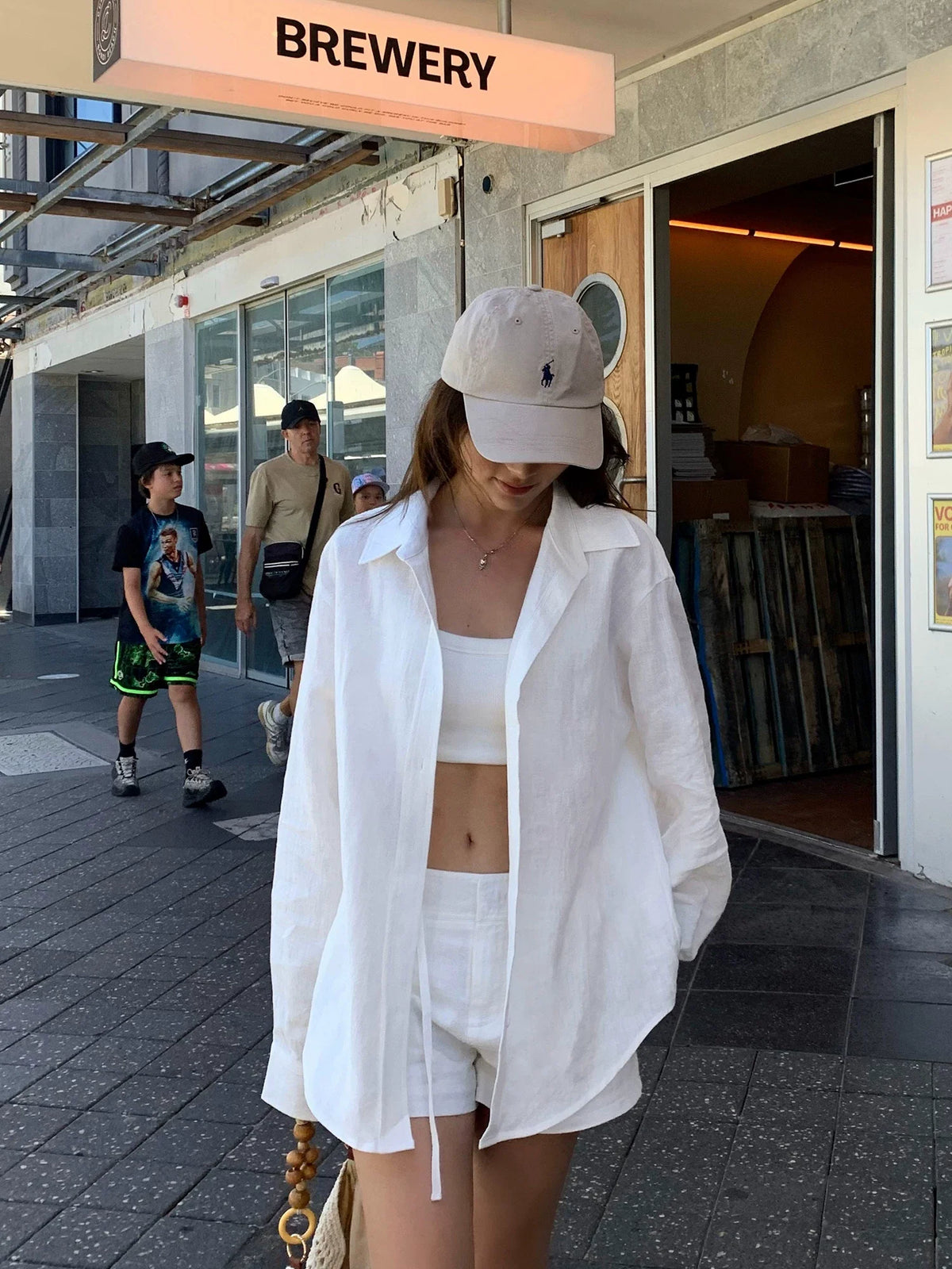 Harbor Breeze Oversized Linen Shirt