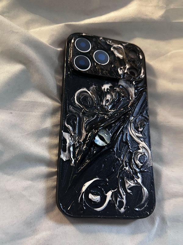 精灵奶奶灰硬壳适用苹果17Pro手机壳16Pro新款11高级感15pm镜头全包15防摔12Pro个性硬壳13简约创意