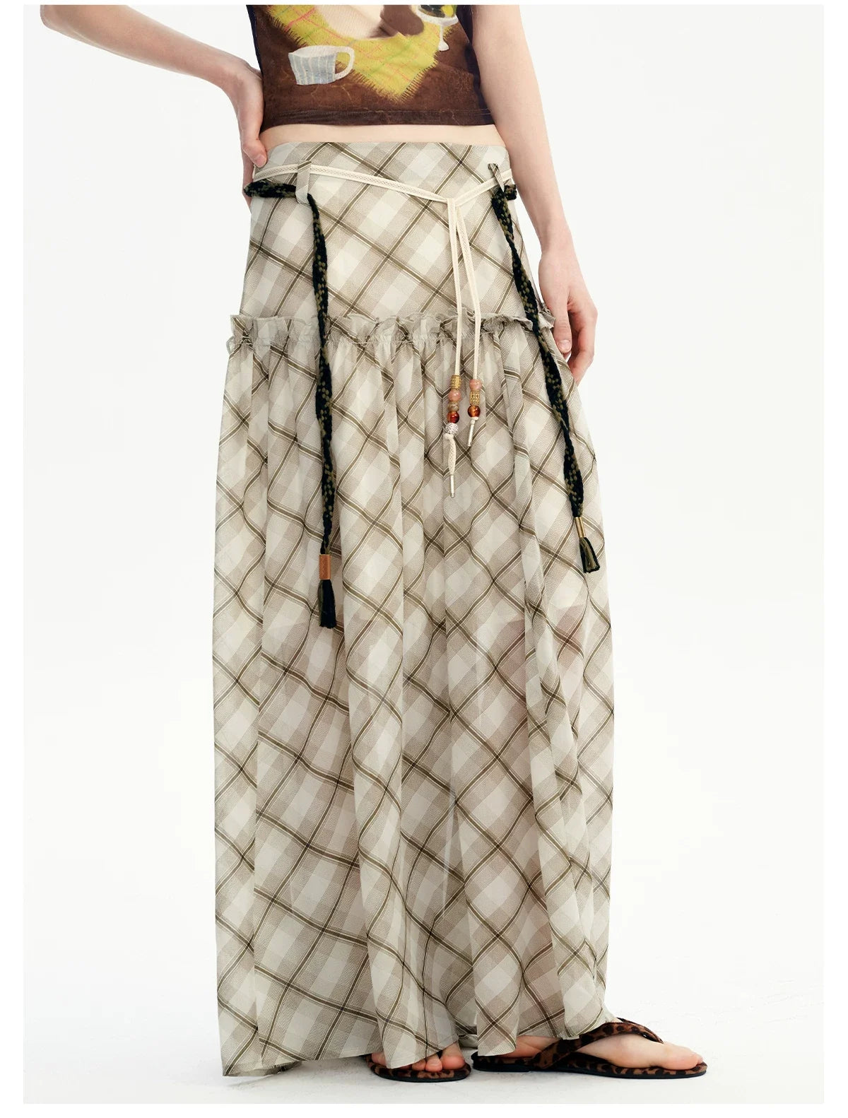 Prairie Lattice Breeze Maxi Skirt