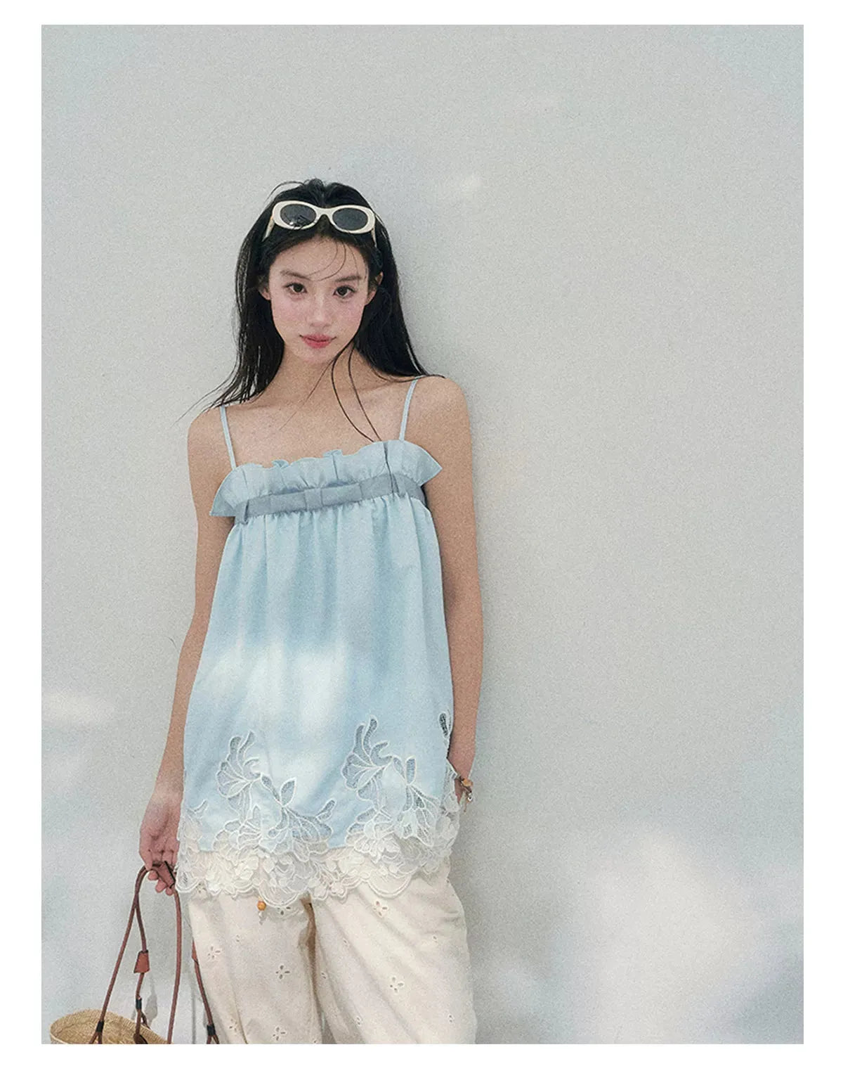 Bouquet Summer Lace Camisole Top