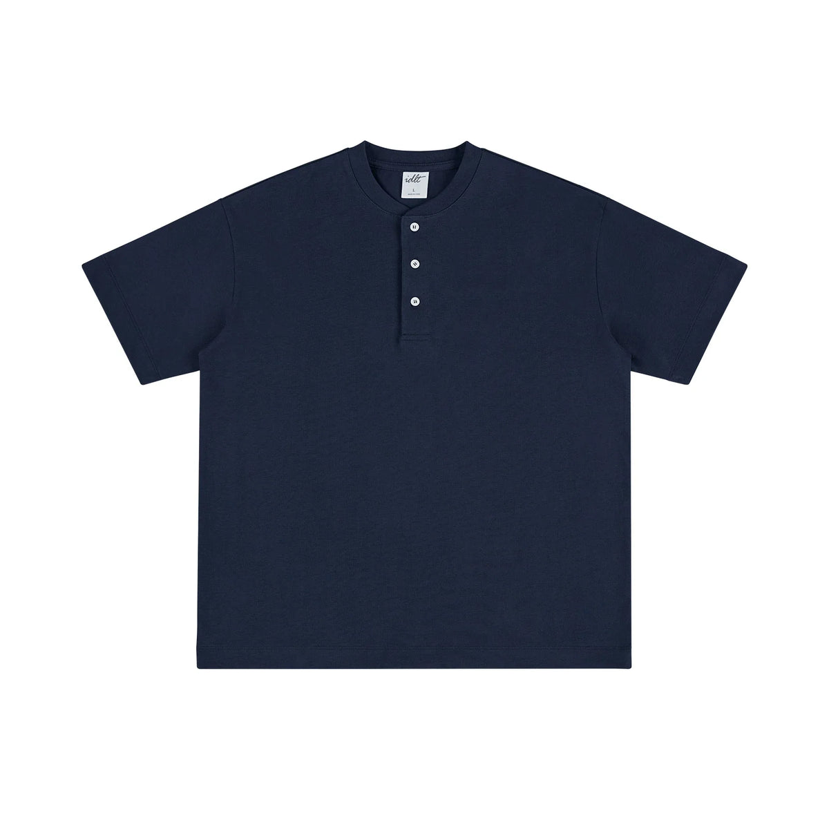 Core Crest Short-Sleeve Henley Tee