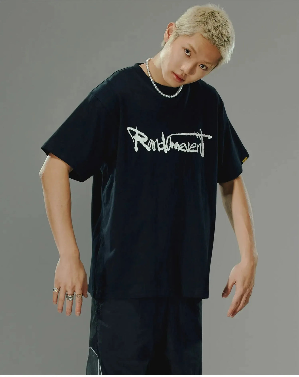 Graffiti Print Crew Neck T-Shirt