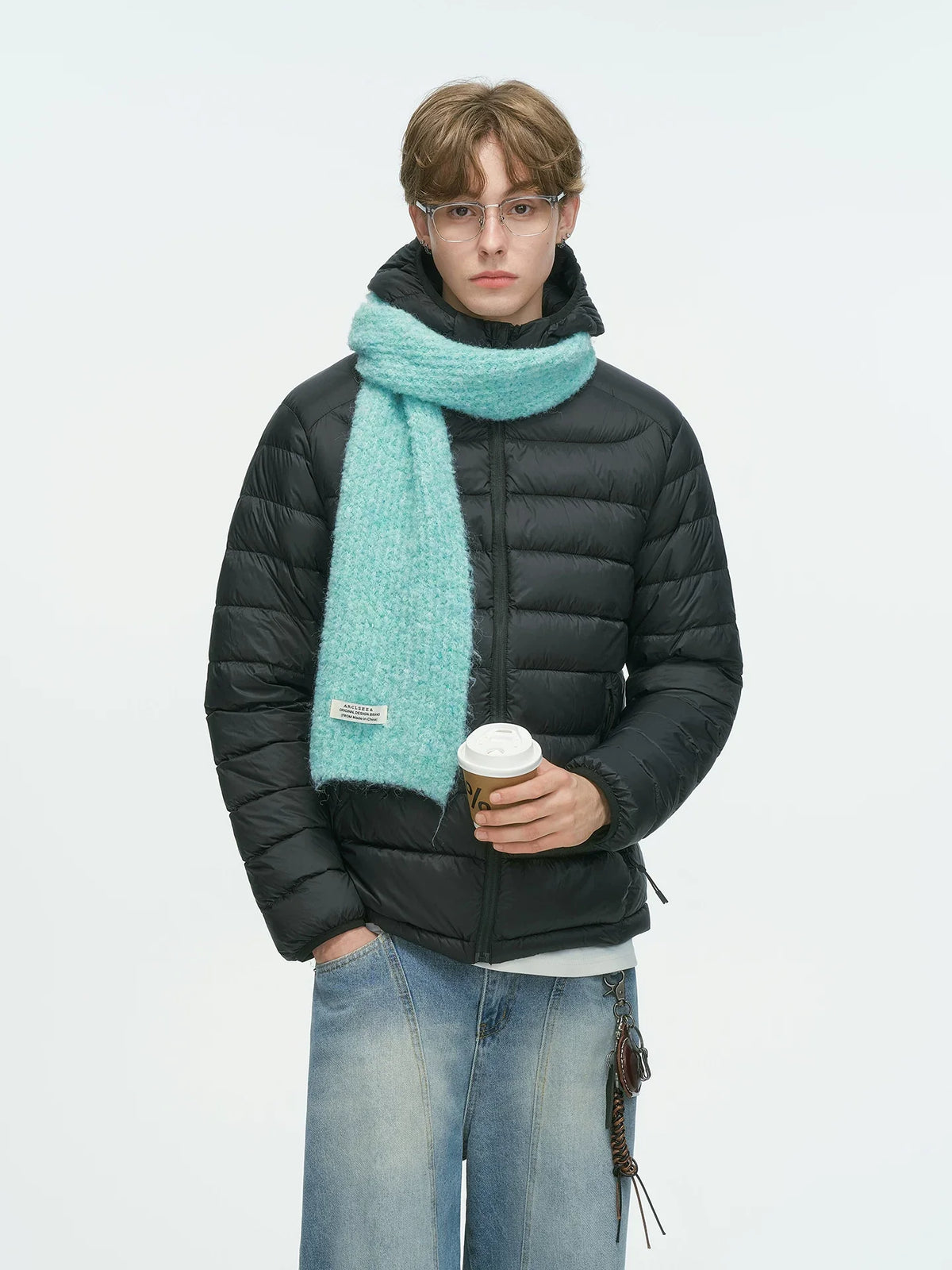 Frostbeam Dual-Tone Puffer Hoodie