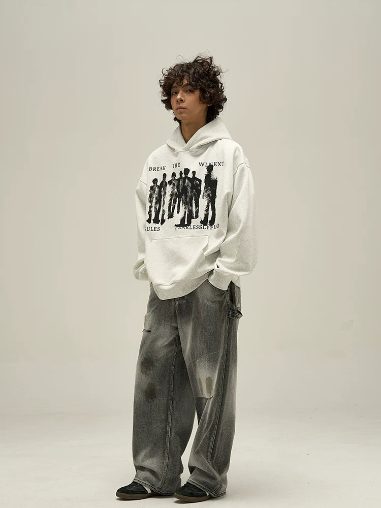 Fearless Graphic Oversized Hoodie