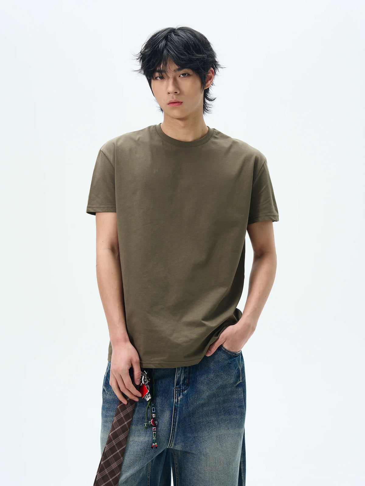 Classic Minimalist Crew Neck T-Shirt