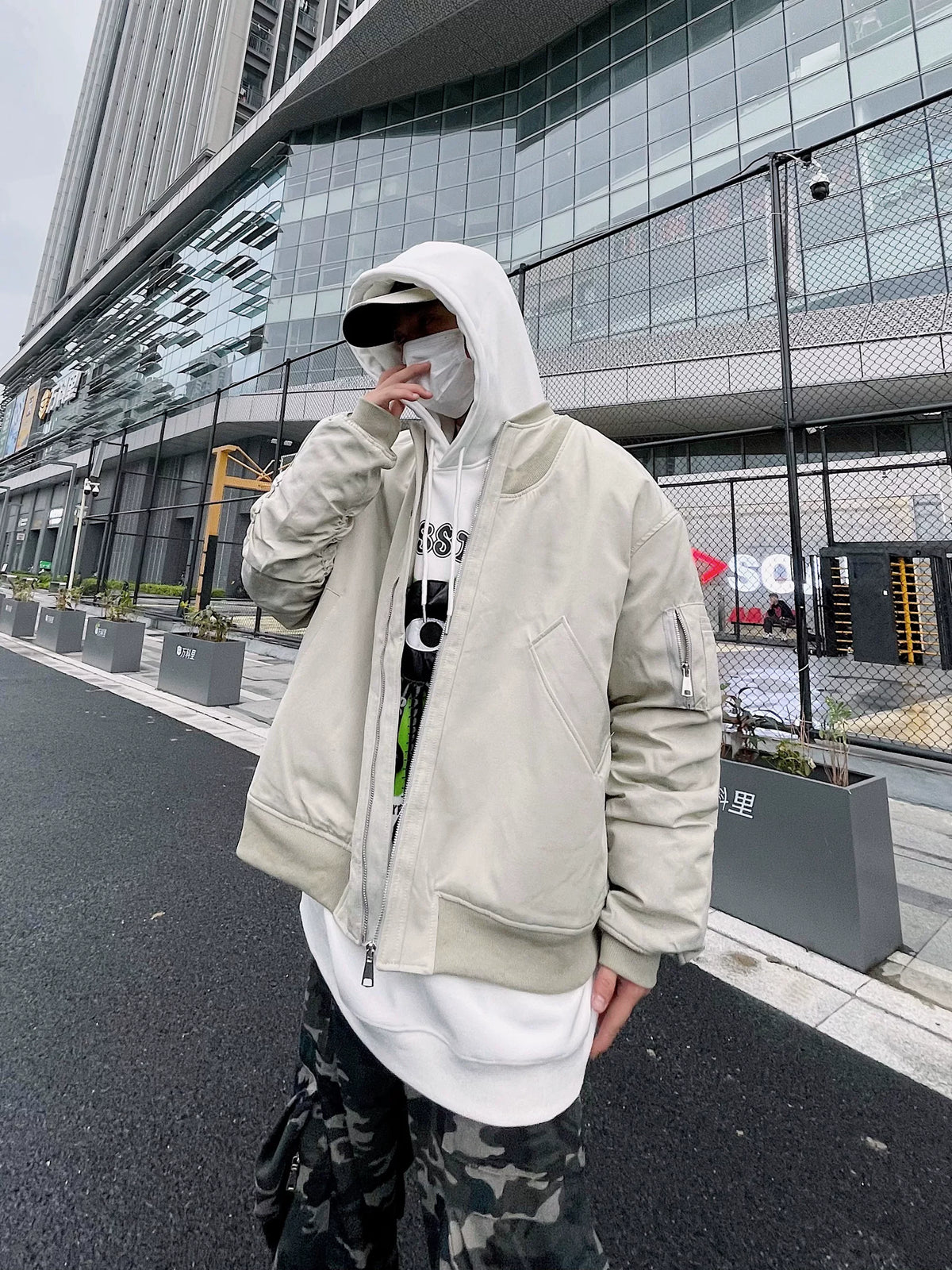 Mono Loop Modular Bomber Jacket