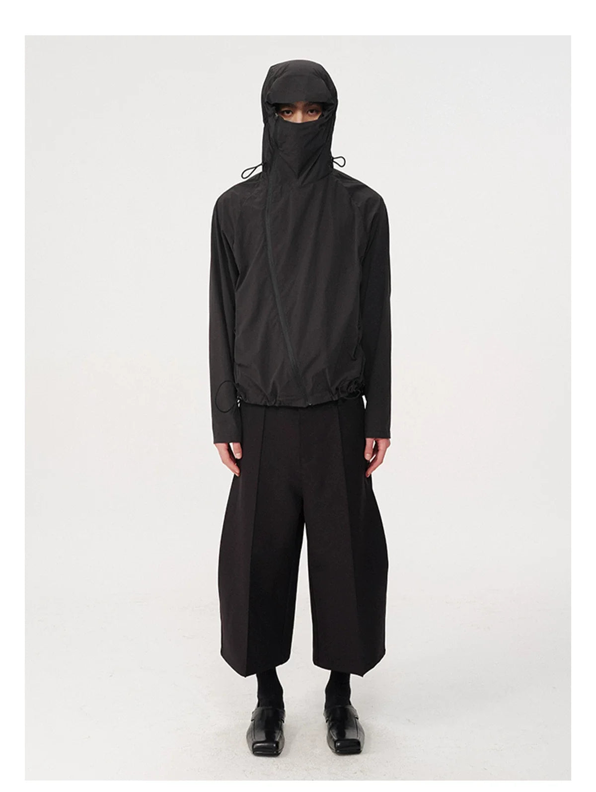 Face-Shield Tech Windbreaker Jacket
