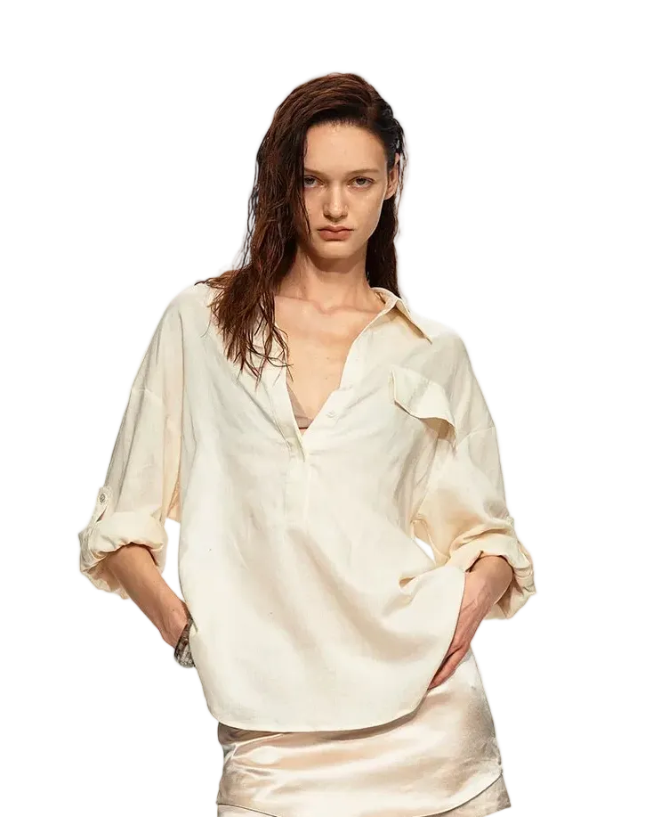 Tencel Linen Textured Shirt
