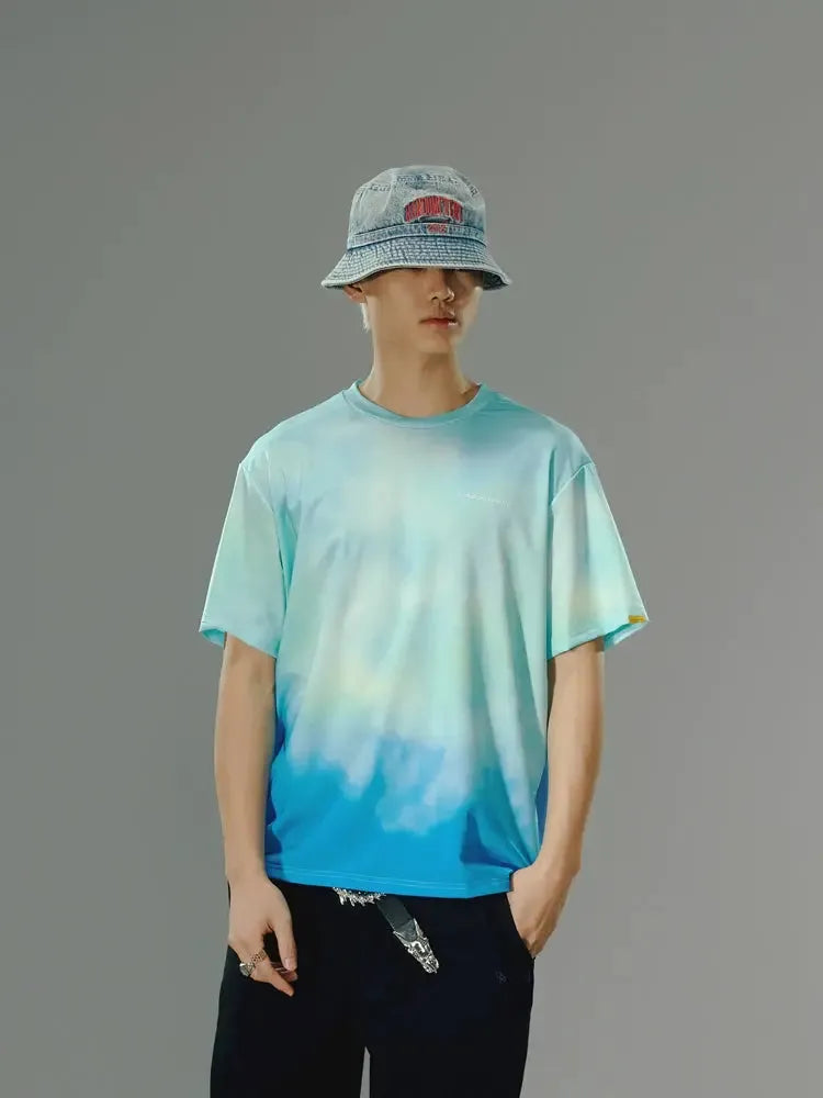 Gradient Crew Neck T-Shirt