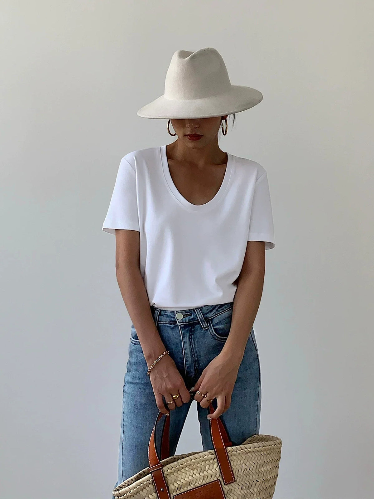 Coastal Muse Scoop-Neck Tee