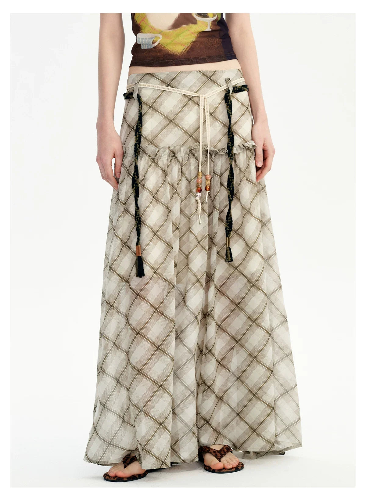 Prairie Lattice Breeze Maxi Skirt