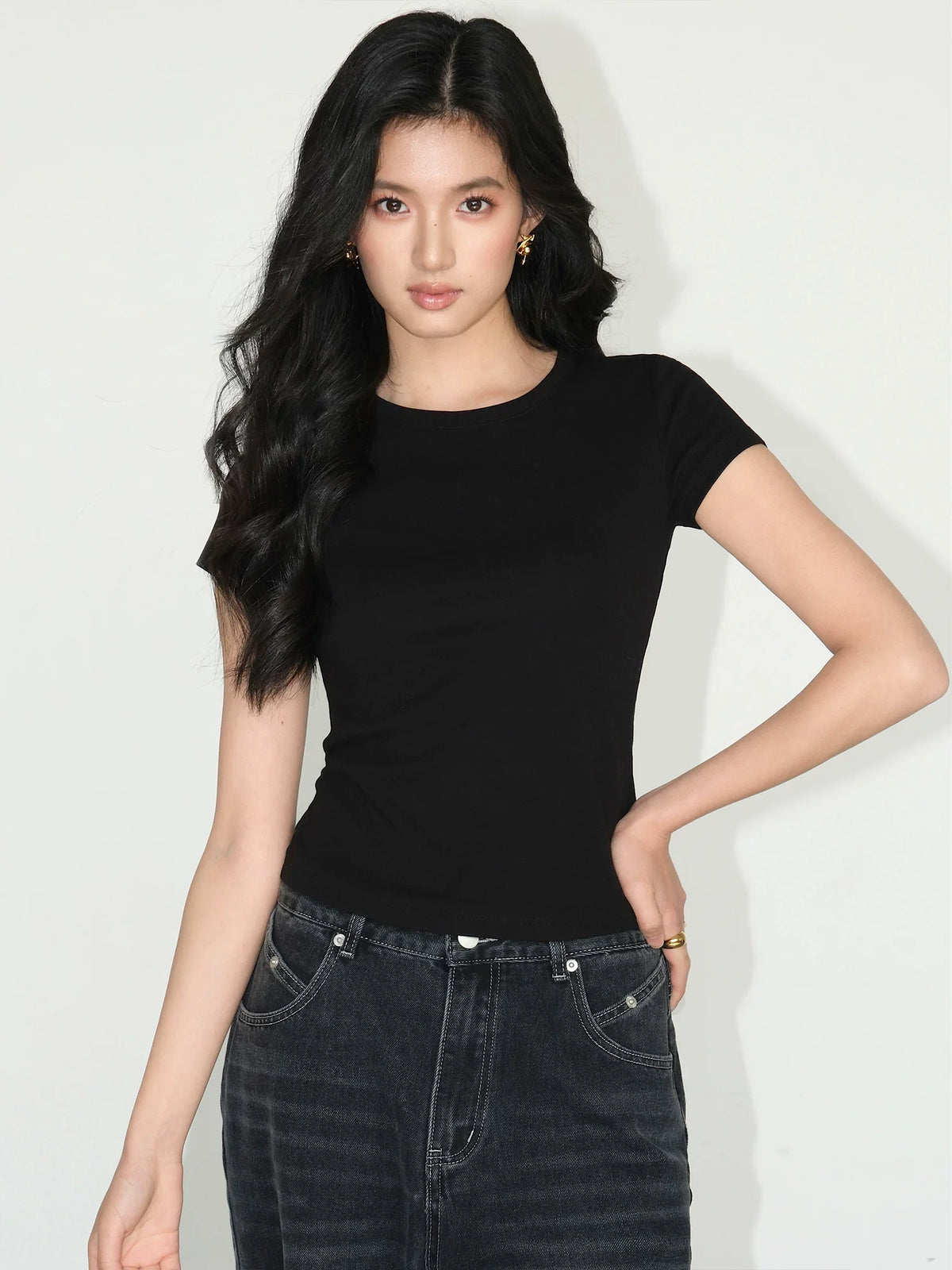 Everyday Sculpt Fitted Crewneck Tee