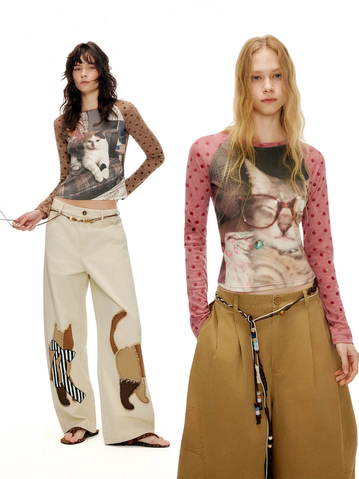 Studio Whiskers Retro Mesh Tees