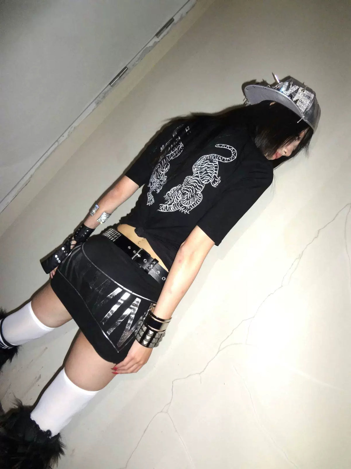 Twin Tiger Half-High Neck Slim Tee