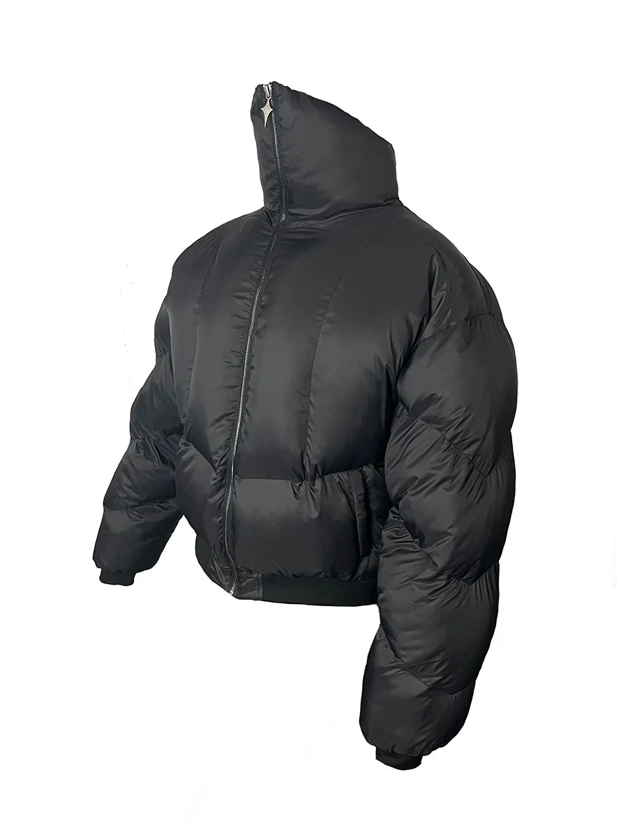 JCAESAR Oversized High-Collar Down Puffer Jacket