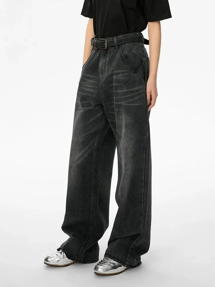 Black Washed Jeans