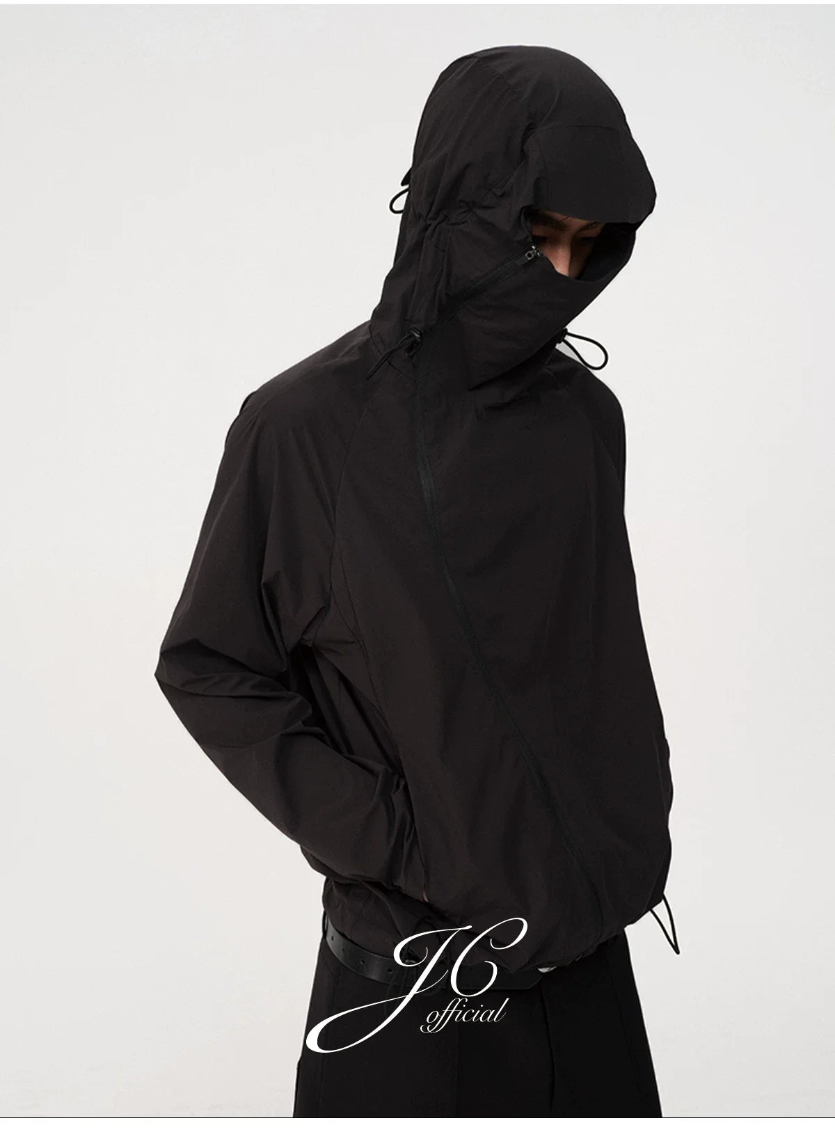 Face-Shield Tech Windbreaker Jacket