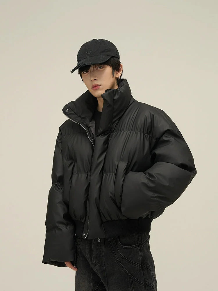 Oro Cropped Oversized Puffer Jacket