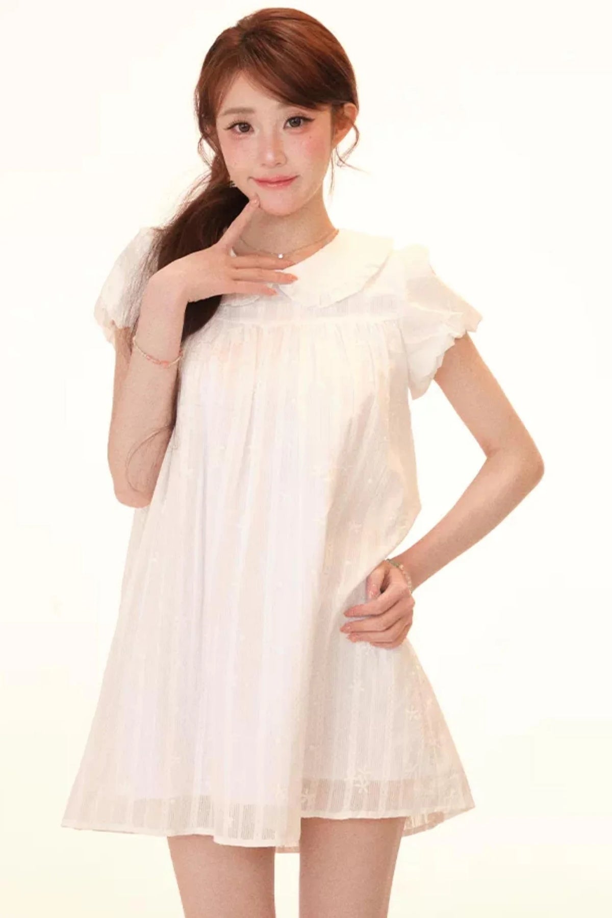 A-Line Peter Pan Collar Dress