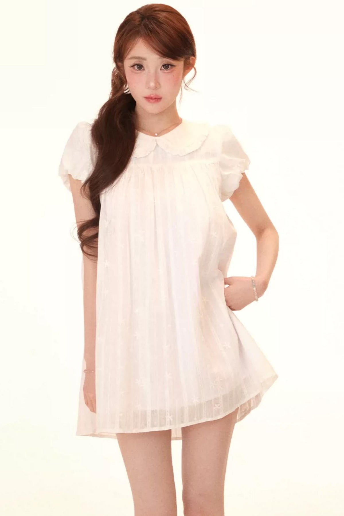 A-Line Peter Pan Collar Dress