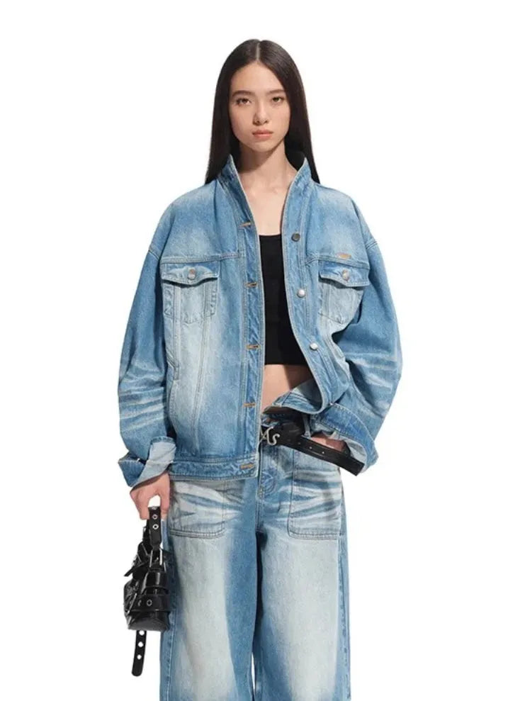 "Caracal Series" Washed Twill Cat Whisker Loose Jacket
